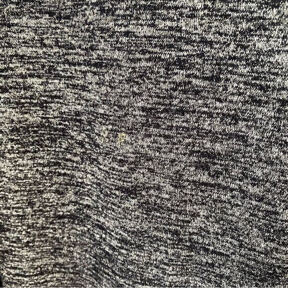 Gap Dress Long Sleeve Marled Black Gray Casual Neutral Comfy - Picture 3 of 7